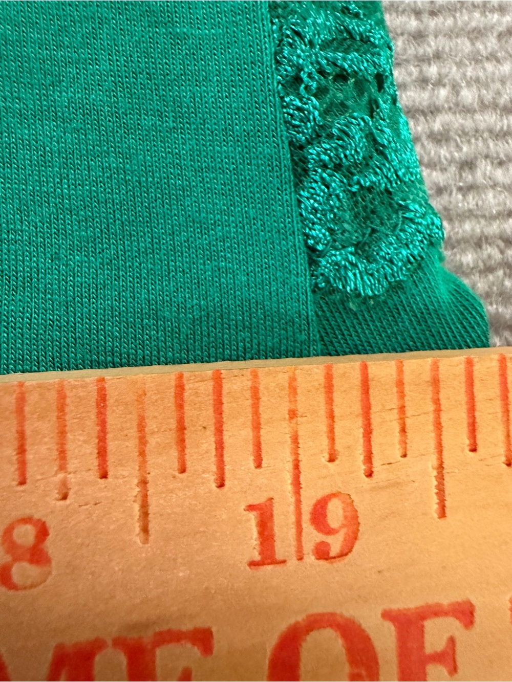 Y2K Lane Bryant Lace Trim Cami Tank Top NWT Plus Size 18/20 Emerald Green - Picture 5 of 6